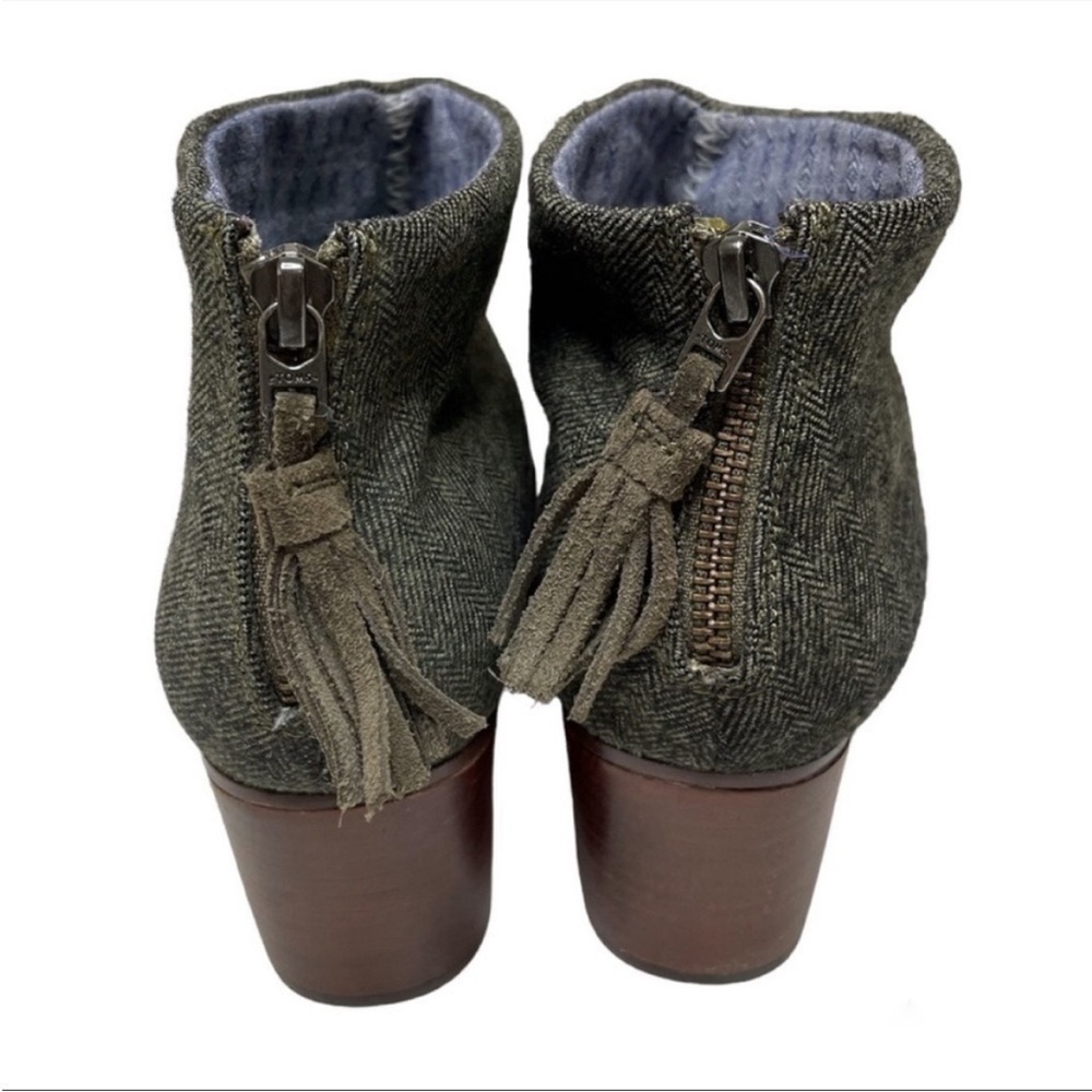 TOM’S Leila Tarmac Green Ankle Booties size 9 - Picture 4 of 11